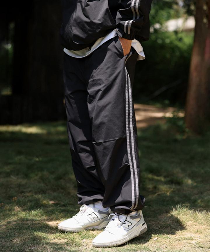 サイドライントラックパンツ SIDE LINE TRACK PANTS / 2COLORS