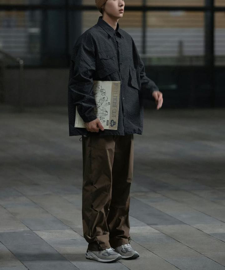 メンズ 男性 メンズファッション 韓国ファッション 冷感 カジュアル パンツ 男性用 韓国 ストレート ワイド レッグ フロア レングス 秋