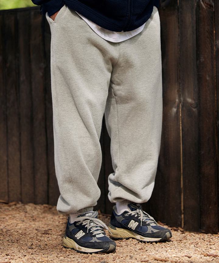 ルーズフィット 裏起毛スウェットパンツ メンズ LOOSE FIT BRUSHED SWEATPANTS / 4COLORS
