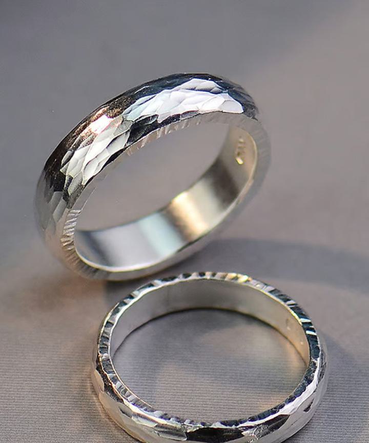 ベーシックハンマーパターンリング メンズ BASIC HAMMER PATTERN RING / 3TYPE