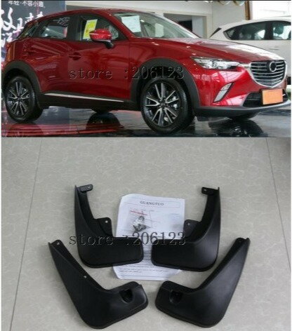 泥フラップ マツダ cx-3 cx3 2016-2018 mudflaps スプラッシュガード フロントリア 2017 車 取り付け おすすめ