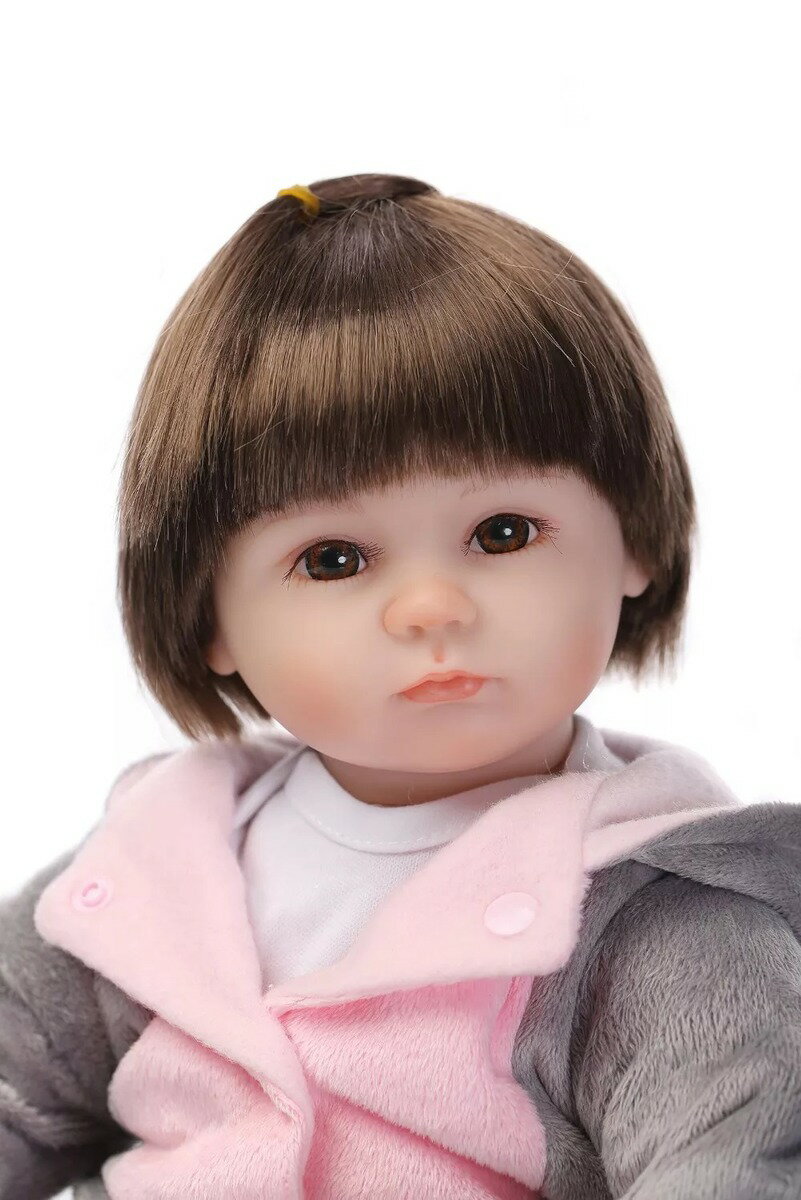 リボーンドール リアル 赤ちゃん人形 小さめ40cm 抱き人形 ハンドメイド 衣装付き ギフト おすすめ 3