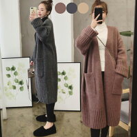 ニットカーディガン アウター カーディガン ニット レディース トップス ロングカーディガン ゆるニット 洗える ロング ゆったり 秋冬 長袖 大きめ 体型カバー 無地 ビッグ カーデ