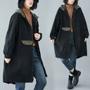 デニムジャケット デニムコート ジージャン Gジャン コート アウター ヒョウ レオパード レディース ロング 長袖 ゆったり カジュアル 大きいサイズ...
