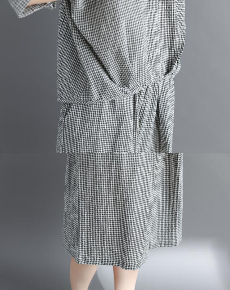 セットアップ　2点セット　レディース　ワイドパンツ　シャツ　前後差　半袖　5分丈　ガウチョパンツ スカーチョ　ブラウス　トップス　パンツ　夏　オーバーサイズ　L　2L