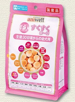 ボーロ（ペット用） アニウェル　子犬すくすくボーロ　60g(20g×3袋)【ドッグおやつ/ペットおやつ/dog/犬】