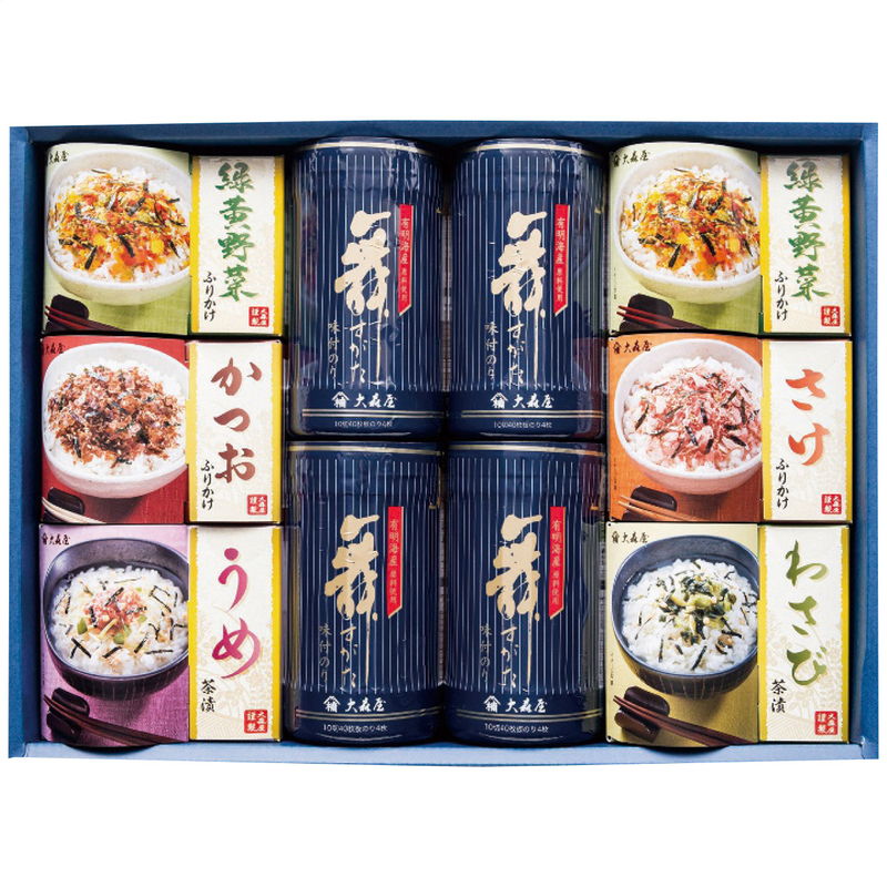 大森屋 卓上のり・お茶漬・ふりかけ詰合せ NTF-40F (NTF-40F) [キャンセル・変更・返品不可]