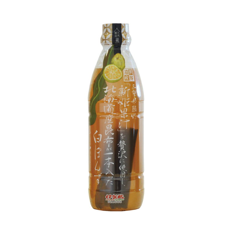 昆布一本 新姫[白]ぽんず 480ML 単品 [キャンセル・変更・返品不可]