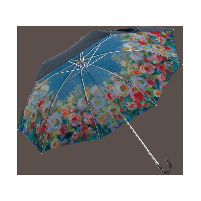 アーチストブルーム ダンフイナイ折りたたみ傘 (晴雨兼用) ジョイオブガーデン(B) (AB-02702) 単品 [キャンセル・変更・返品不可]