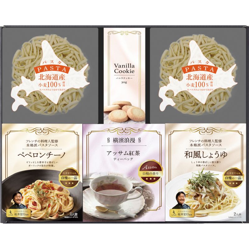 坂井宏行監修パスタソース&北海道パスタセット (PAS-CO) [キャンセル・変更・返品不可] 1