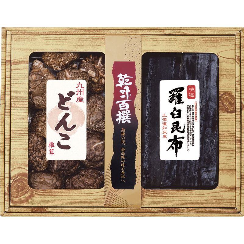 乾味百撰 九州産どんこ・羅臼昆布 (CKK-40) [キャンセル・変更・返品不可]