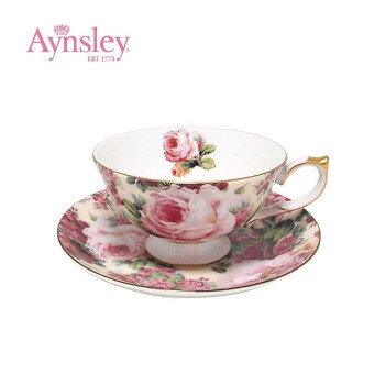 Aynsley(エインズレイ) ステッチコール オールドローズ ティーカップ＆ソーサー(C/S) STCL00007C [ラッピング不可][代引不可][同梱不可]