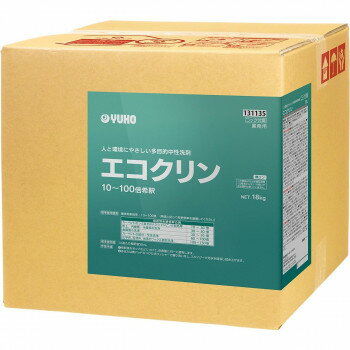 業務用 中性多用途洗剤 エコクリン 18kg 131135 [ラッピング不可][代引不可][同梱不可]