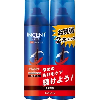 インセント 薬用育毛トニック 無香料 プレミアムクール 190Gペアパック [キャンセル・変更・返品不可]