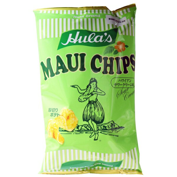 フラ印 マウイチップス ハワイアンサワークリーム味 150g [キャンセル・変更・返品不可]のサムネイル