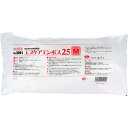 No.3001 エブケアエンボス25 食品衛生法適合 使い捨て手袋半透明 Mサイズ 袋入 100枚入 [キャンセル・変更・返品不可]