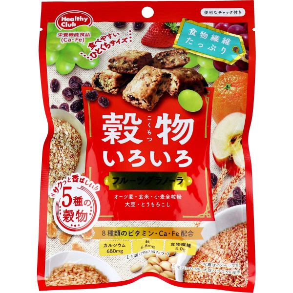 ヘルシークラブ 穀物いろいろ フルーツグラノーラ 70g [キャンセル・変更・返品不可]