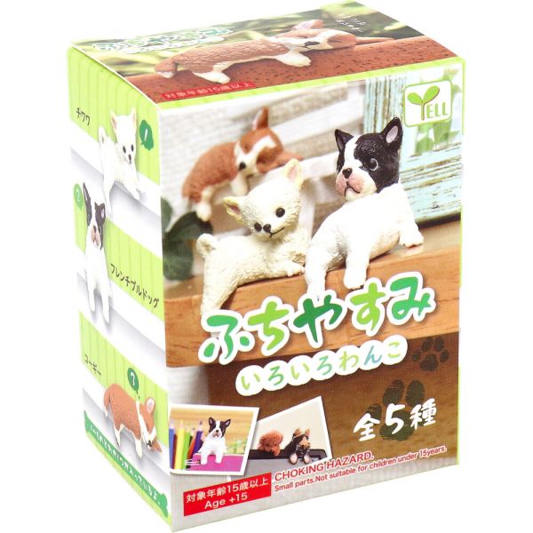 フィギュア ふちやすみ いろいろわんこ BOX 1個入 ※単品販売(種類指定不可) [キャンセル・変更・返品不可]