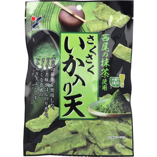 西尾の抹茶使用 さくさくいか入り天 30g [キャンセル・変更・返品不可]