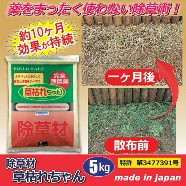 除草材「草枯れちゃん」5kg [キャンセル・変更・返品不可] 1