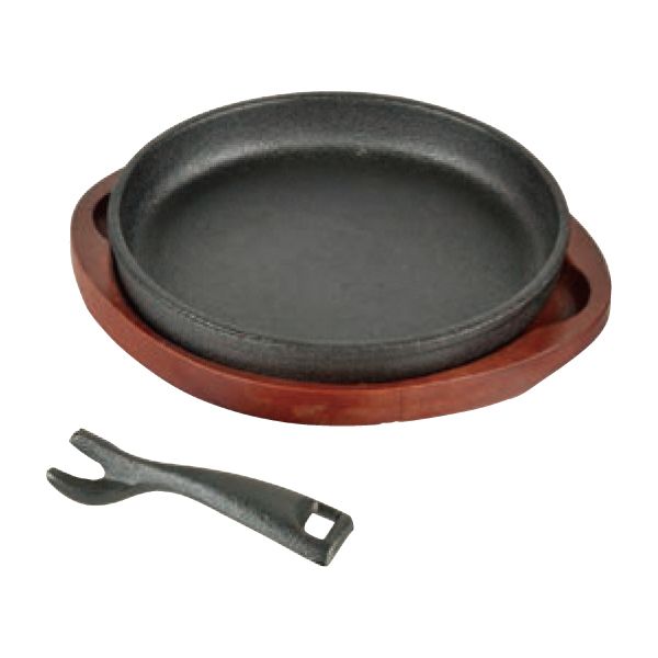 パール金属 スプラウト 鉄鋳物製ステーキ皿丸型16cm [キャンセル・変更・返品不可]