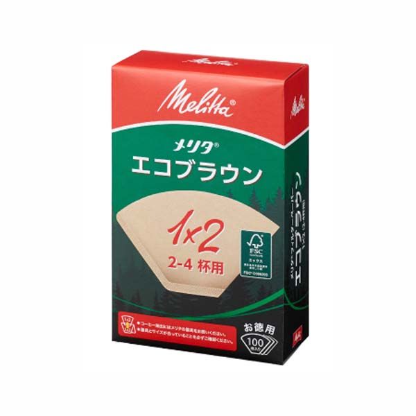 メリタジャパン Nエコブラウン 1x2G ナチュラルブラウン [キャンセル・変更・返品不可]