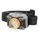 LEDヘッドライト(500lm/単4形×3本使用/保護等級IPX4防まつ形/連続使用HIGH2時間、LOW20時間) (LC-500RG-S) [キャンセル・変更・返品不可]