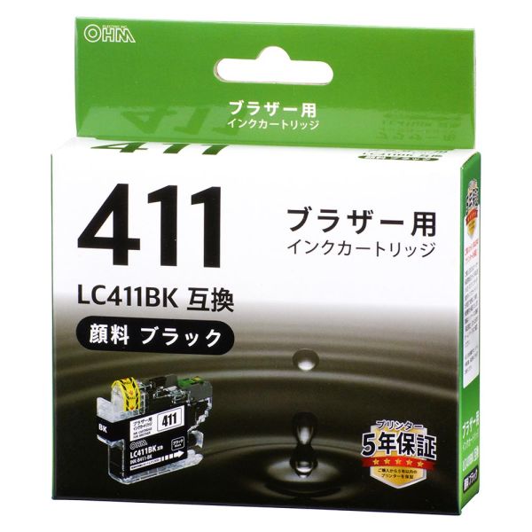 ֥饶 LC411BKߴ(֥å1) (INK-B411-BK) [󥻥롦ѹԲ]