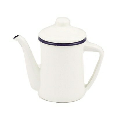 ホーロー コーヒーポット 600ml パール金属 ジャストサイズ ガス火専用 ホワイト HB-4415 (HB-4415) [キャンセル・変更・返品不可]