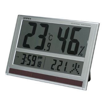 エンペックス ジャンボソーラー温湿度計 TD-8170 [キャンセル・変更・返品不可]