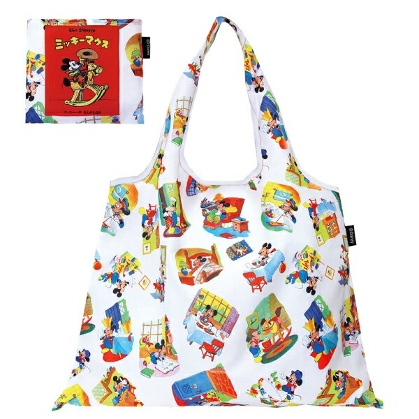 ディズニー ショッピングバッグ折りたたみエコバッグ [ミッキー絵本] [キャンセル・変更・返品不可]のサムネイル