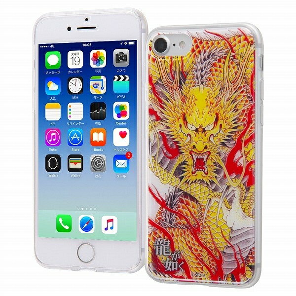 iPhone 8/7 龍が如く/TPU+背面パネル/黄龍 [キャンセル・変更・返品不可]