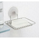 ステンレス 石けん皿 吸盤 (ソープディッシュ) / STAINLESS SOAP DISH (SUCTION) [キャンセル・変更・返品不可]