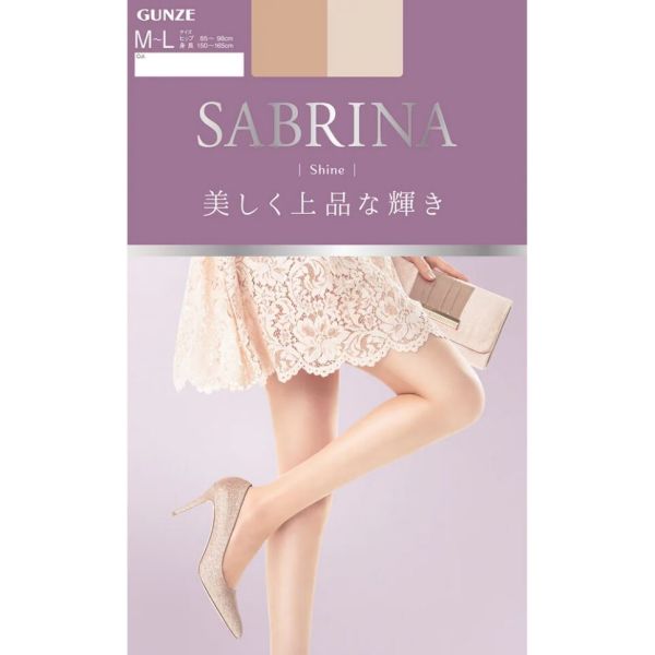 GUNZE(グンゼ) SABRINA(サブリナ) 美しく上品な輝き Shineシャインストッキング [全2色×2サイズ] [キャンセル・変更・返品不可]