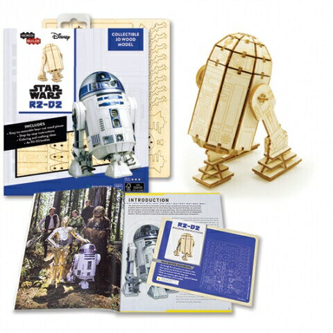 3D Wood Models スターウォーズ R2-D2 [キャンセル・変更・返品不可]