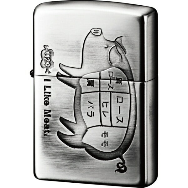 ZIPPO アイライクミート ブタ ニッケル [キャンセル・変更・返品不可]