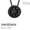 【BANDELメタリックシリーズ ネックレスBlack×Black 40】[返品・交換・キャンセル不可]