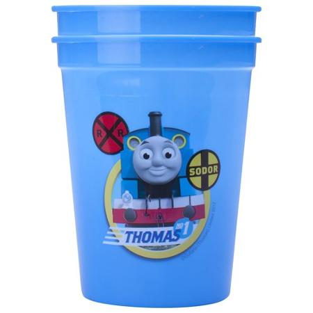 トーマスのカップです。 2個入りです。 使いやすいシンプルなデザインです。 サイズ:直径約ヨコ8×高さ10cm。