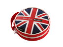 Bandiera (バンディエラ) ラウンドポーチ U.K 11756 (BRP-002)イギリス国旗 UNION JACK 英国 BRITAIN UK イングランド 丸型ケース 丸型ポーチ【ss】