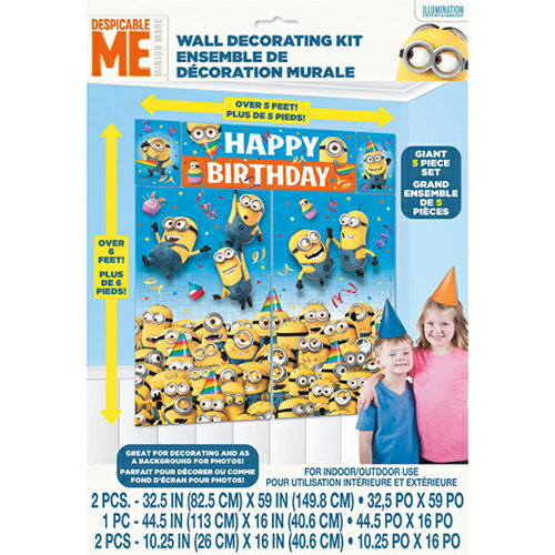 楽天市場 ミニオン ウォールデコレーション Minions パーティーグッズ Happy Birthday 手作り 装飾 お誕生日会 デコレーション バースデー ミニオンズ 誕生日会 キャラクター 雑貨 グッズ 男の子 女の子 輸入 インポート メール便不可 キャラクター雑貨 プレッツェル