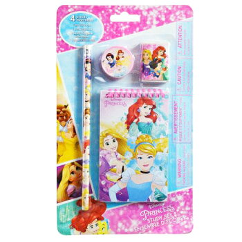 子供会景品クリスマスディズニープリンセス文房具セットメール便配送ステーショナリーセットDisney文具筆箱ステーショナリー鉛筆メモ帳消しゴム文具セットギフト13322
