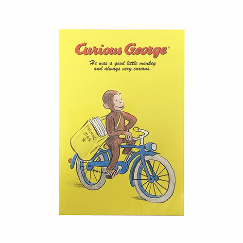 おさるのジョージ ポストカード (自転車) 14155 カード 手紙 絵葉書 はがき ハガキ 葉書き お手紙 レター ジョージ おしゃれ かわいい おさる 絵本...