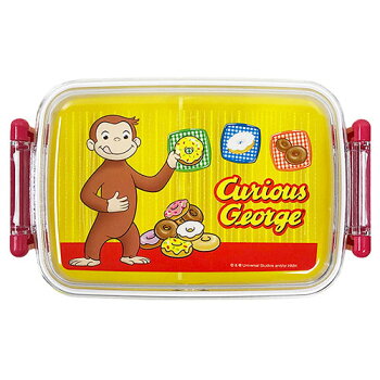 おさるのジョージランチボックス(消防車)11006kCuriousGeorgeお弁当箱弁当入学入園準備遠足子供子どもこどもキッズ食洗機OKキャラクター雑貨グッズ男の子女の子消防士