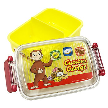 おさるのジョージランチボックス(消防車)11006kCuriousGeorgeお弁当箱弁当入学入園準備遠足子供子どもこどもキッズ食洗機OKキャラクター雑貨グッズ男の子女の子消防士