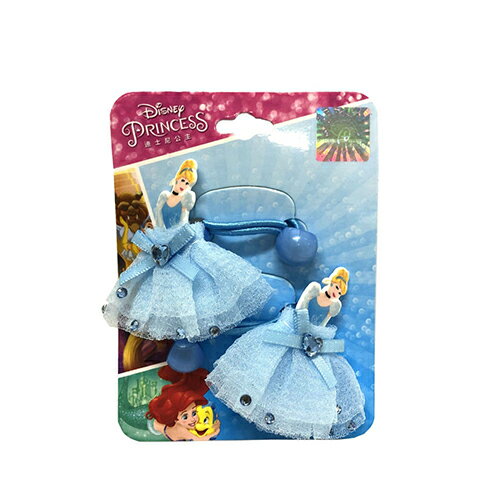 シンデレラ ヘアアクセサリー 2P ドレス 13744 ヘアゴム ディズニープリンセス Disney 水色 ヘアメイク ゴム ヘアアクセ 景品 プリンセス 女の子 幼児 子ども プレゼント キッズ おしゃれ 輸入品 メール便可のサムネイル