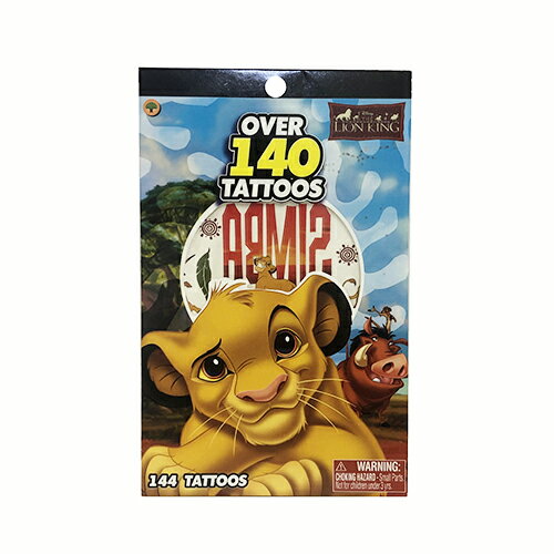 楽天市場 ライオンキング タトゥーブック Over 140 Tatoos Lion King かっこいい かわいい Tatoo タトゥー シール ボディシール シンバ ザズー ナラ ライオン ディズニー Disney パーティー ハロウィン グッズ おまつり 夏祭り 景品 プレゼント 輸入品 インポート