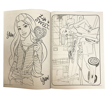バービー ぬりえ カラーリングブック 14088 輸入品 インポート Barbie ぬり絵 英語 知育玩具 海外 女の子 女子 幼児 キャラクター 雑貨 グッズ 景品 ラッピング プチギフト プレゼント メール便配送【h_game】