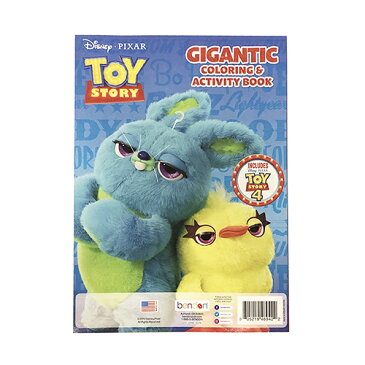 トイストーリー4 ぬりえ カラーリングブック 14114 輸入品 インポート Disney ディズニー ぬり絵 英語 知育玩具 海外 TOY STORY 男の子 おもちゃ ボー ダッキー&バニー ウッディー バズ キャラクター 雑貨 グッズ 景品 プレゼント メール便配送【h_game】