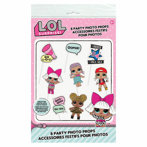 LOLサプライズ フォトプロップ 8枚入り 15151 L.O.L エルオーエル インスタ映え フォトボード アメリカ..