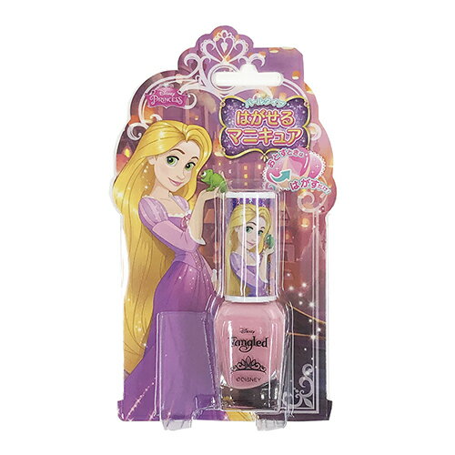 ディズニープリンセス はがせるマニキュア ラプンツェル パールピンク 03 ネイル カラフル プリンセス マニキュア 子供 Disney Princess ギフト かわいい 女の子 Sho Bi おしゃれ キッズコスメ キャラクター グッズ 景品 お祭り メール便配送 雑貨 幼児 海外輸入